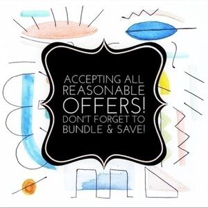 Shop My Closet🤗🎉
* ﻿BUNDLE AND SAVE!
* ﻿ALL REASONABLE OFFERS ARE WELCOME!